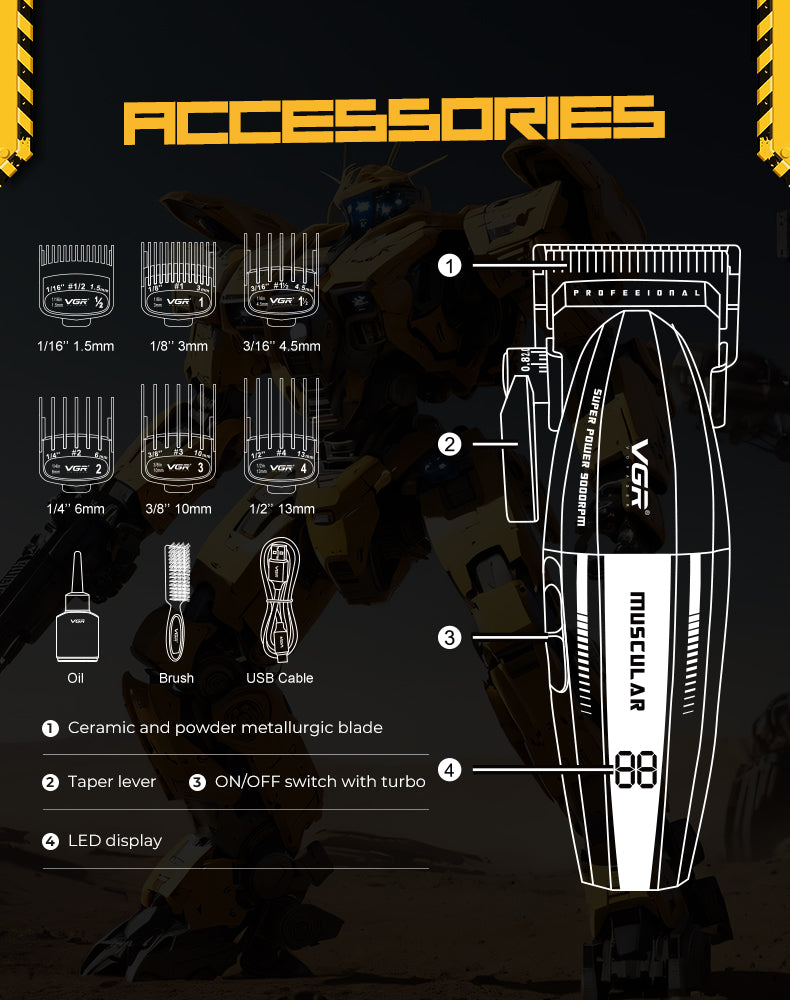 VGR V-285 Professional Hair Clipper