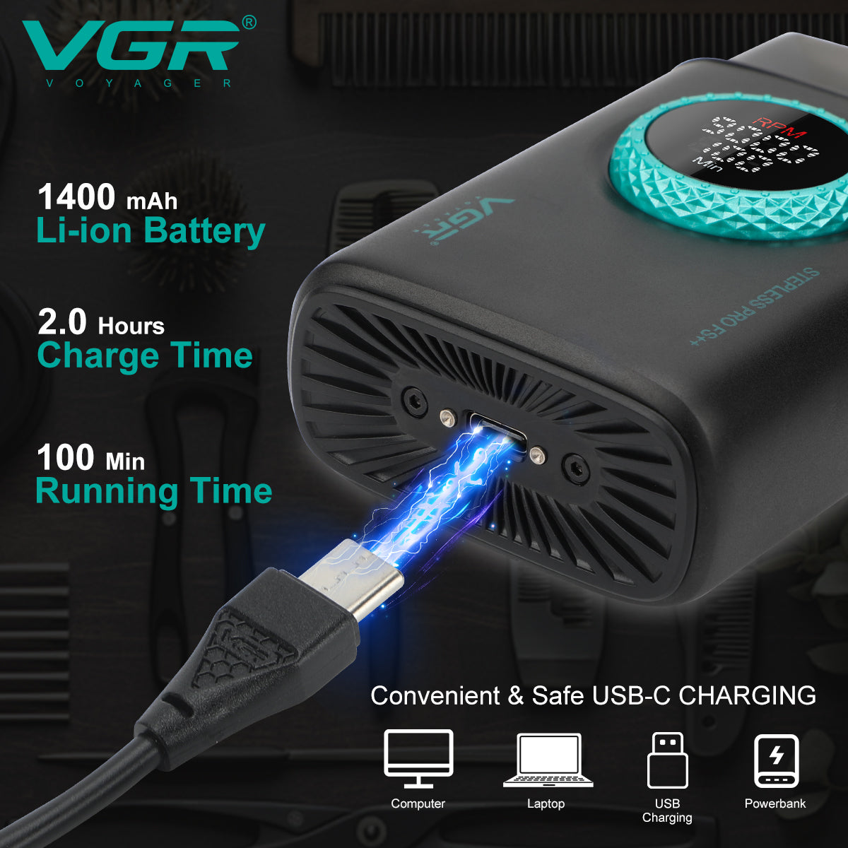 VGR V-377 Professional Electric Shaver
