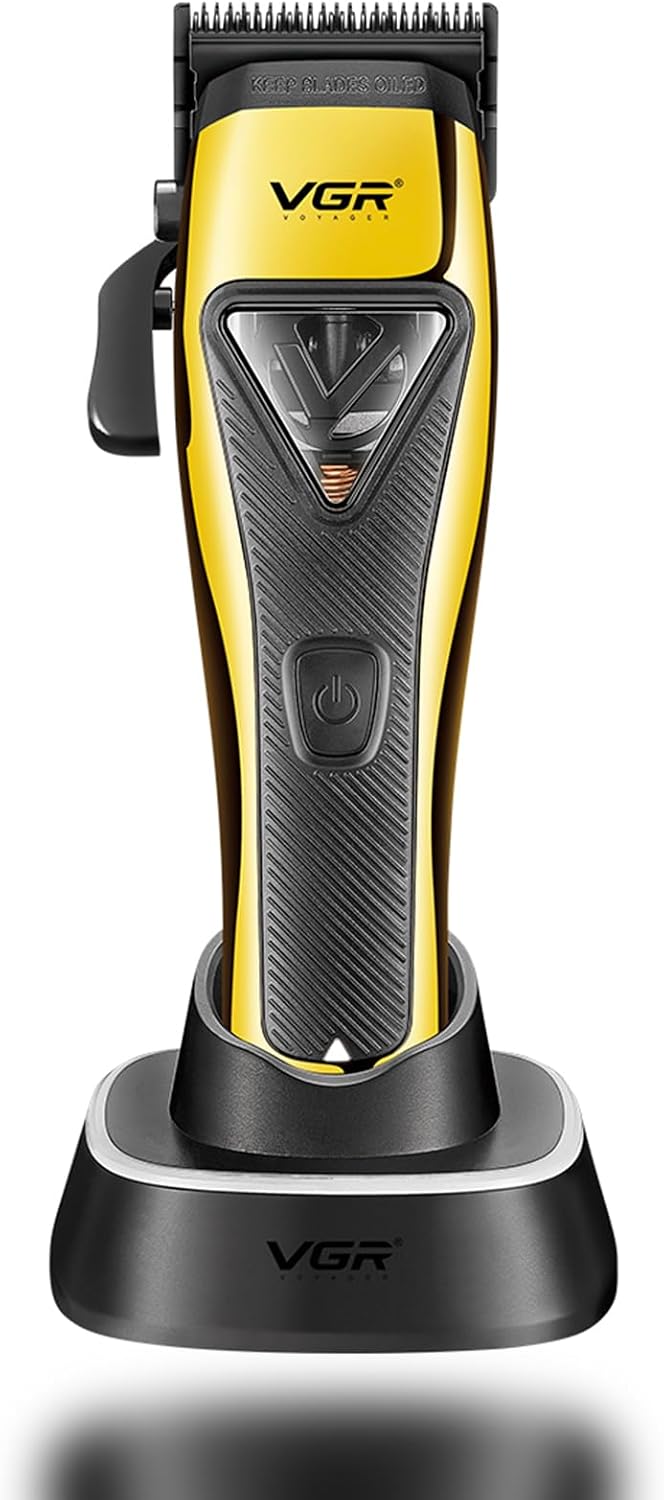 VGR V-015 Professional Hair Clipper with charging dock