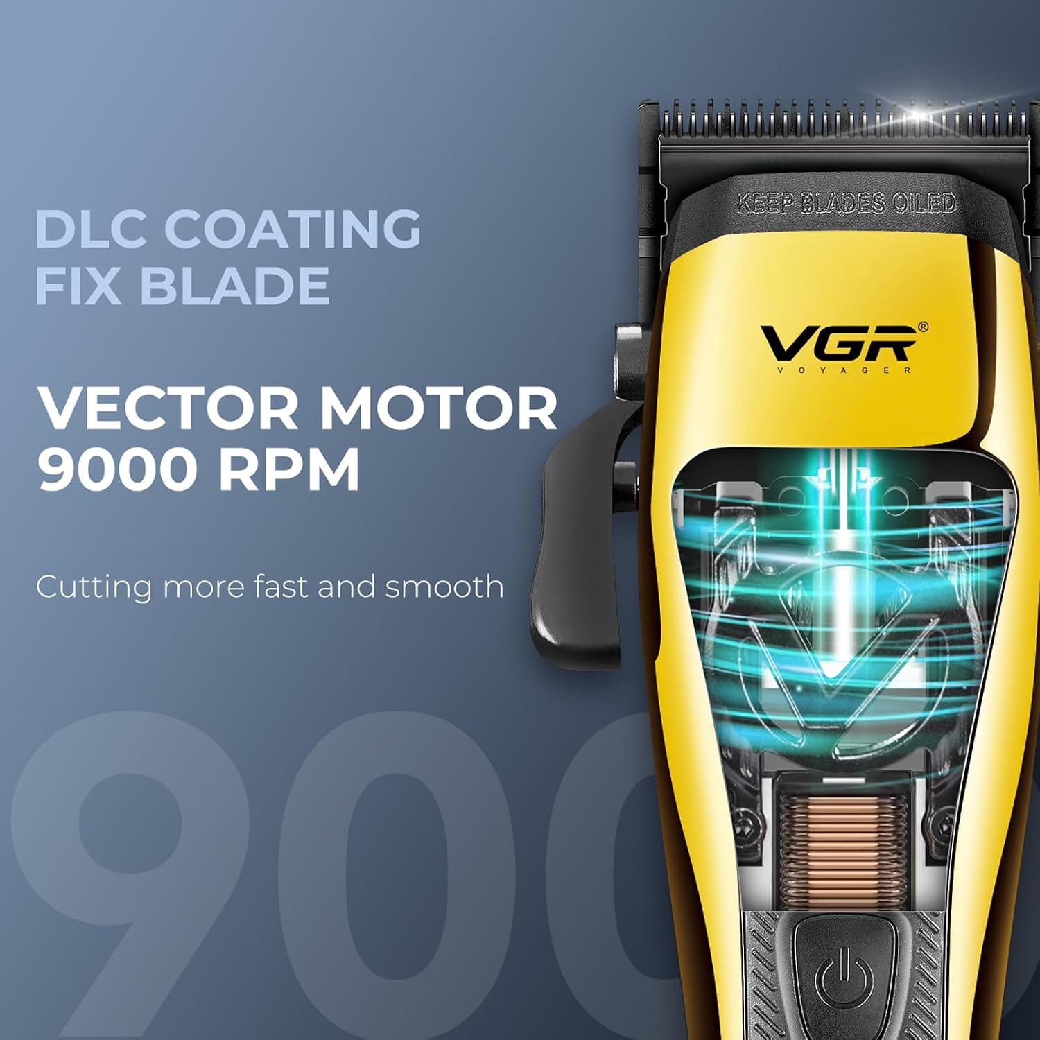 VGR V-015 DLC coating fix blade, vector motor 9000 RPM
